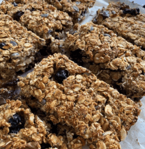 An image of a tray of flapjack