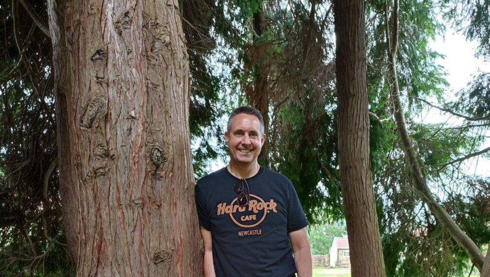 Keith enjoying the outdoors in 2021.