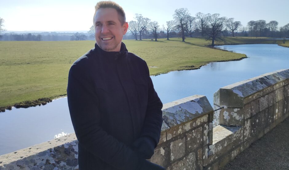 Keith on a walk in February 2022.