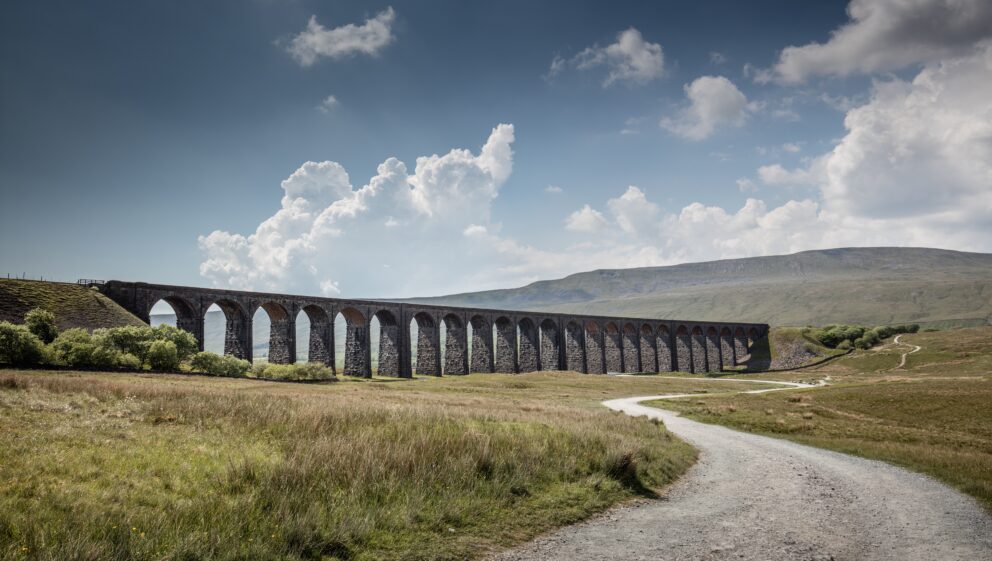 A scenic view point of along the Yorkshire Three Peaks challenge.