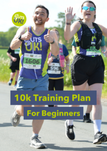 Front cover of the Guts UK 10k for beginners guide.