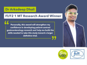 Fl/F2 1 MT Research Award Winner: Arkadeep Dhali