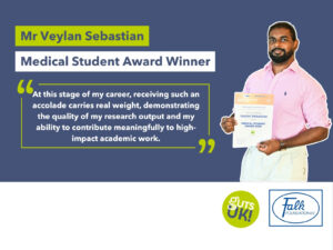 MEDICAL STUDENT AWARD WINNER: Veylan