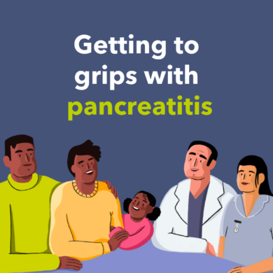 Getting to grips with pancreatitis webinar banner